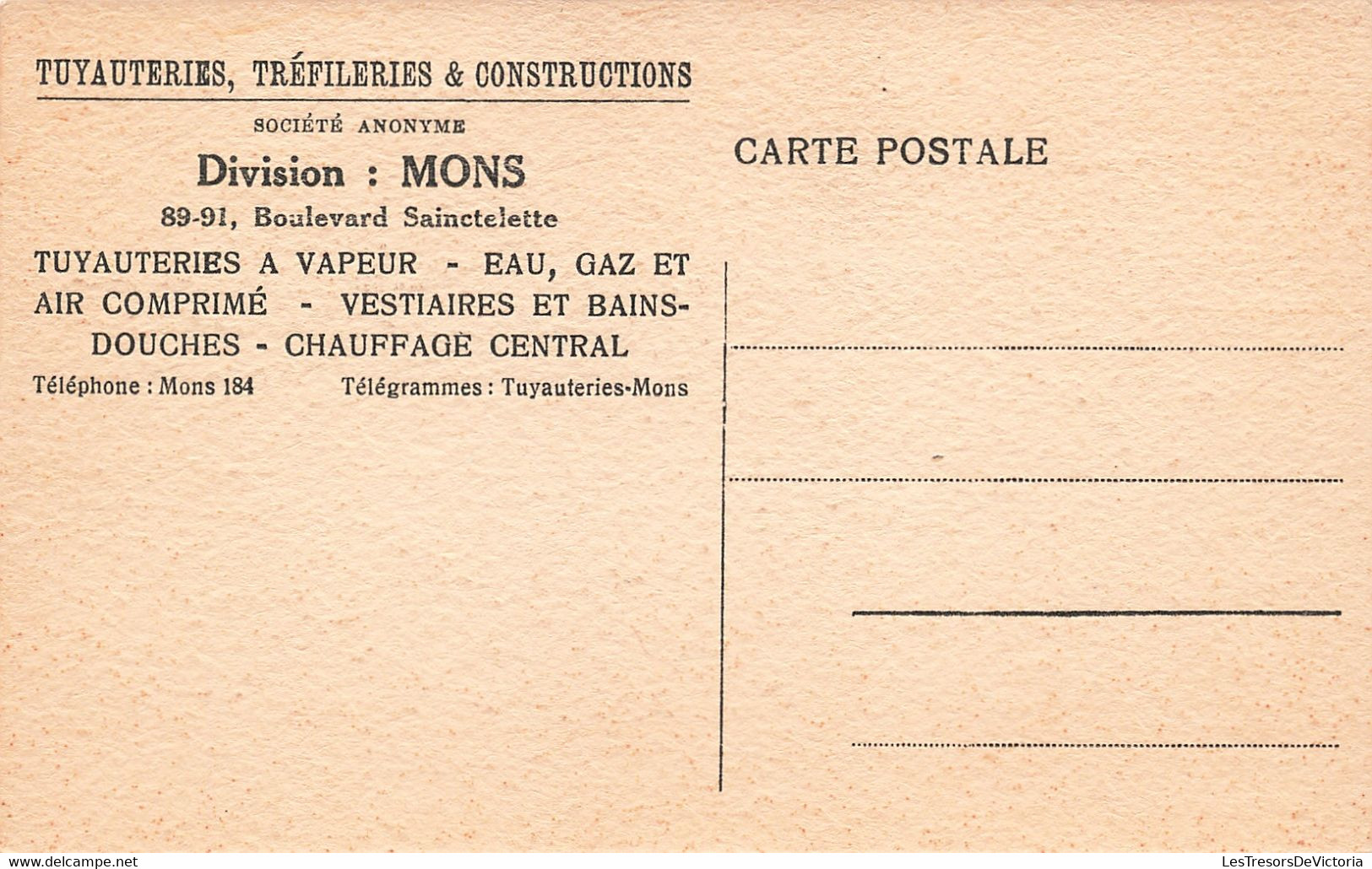 Belgique - Haine saint paul - Tuyauteries tréfileries et constructions - lot de 8 cartes - Carte postale ancienne