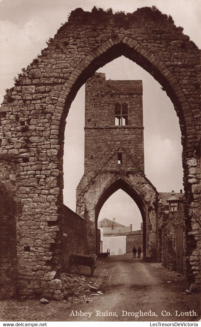 Irlande - Drogheda - Abbey Ruins - Edit. Lawrence - Oblitéré 1932 - Carte Postale Ancienne - Louth