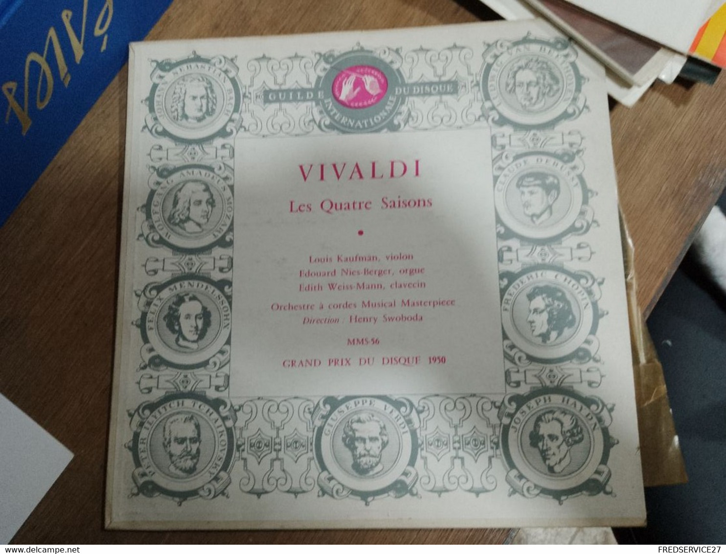 63 //  VIVALDI LES QUATRE SAISONS GRAND PRIX DU DISQUE 1950 - Instrumentaal