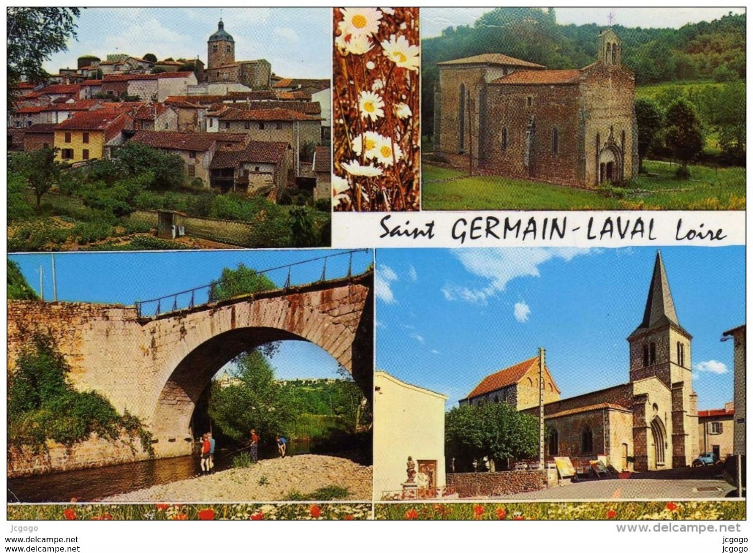 SAINT GERMAIN LAVAL Carte écrite En 1970 - Saint Germain Laval