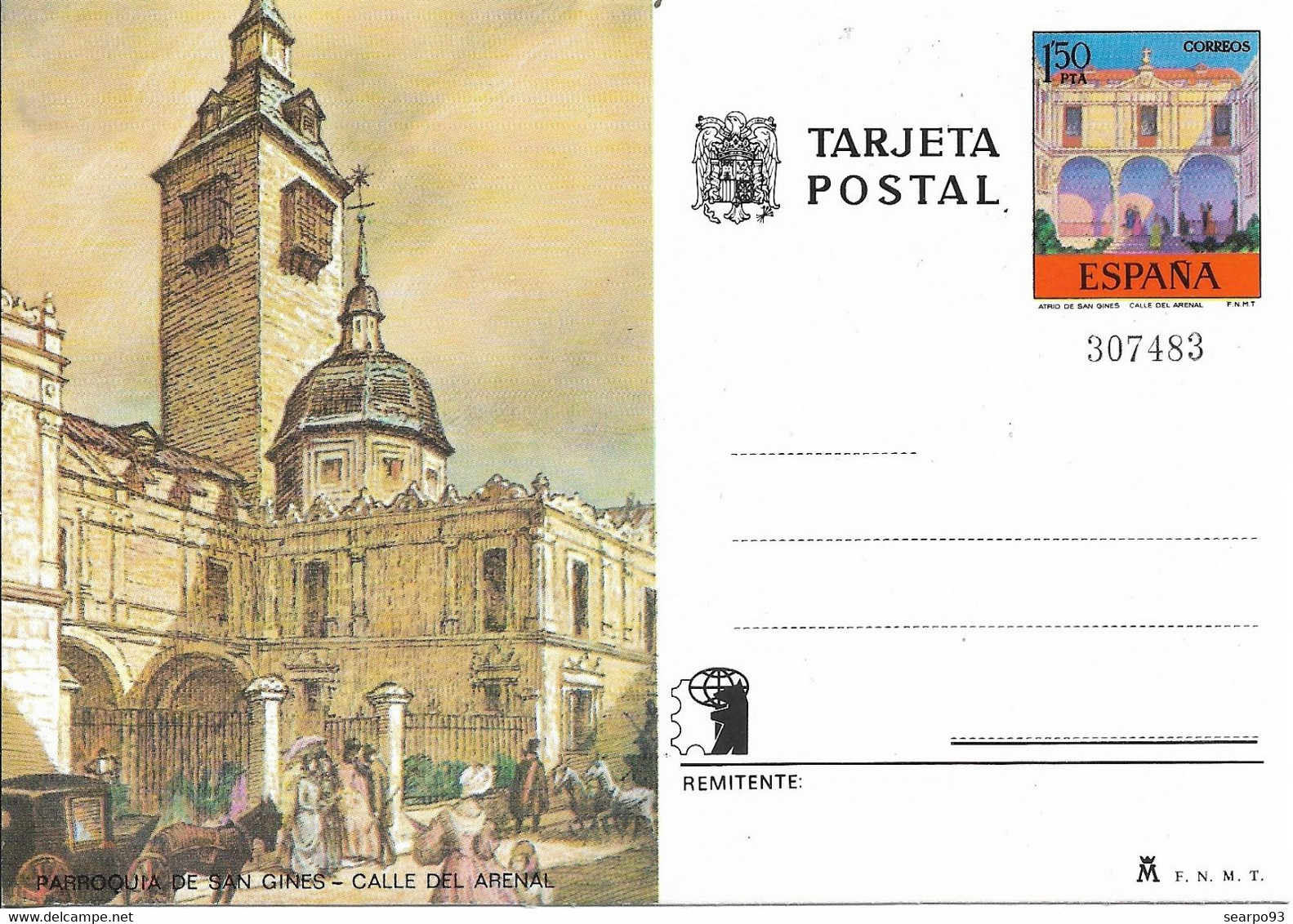 SPAIN. POSTAL STATIONERY. ARENAL STREET. MADRID - 1931-....