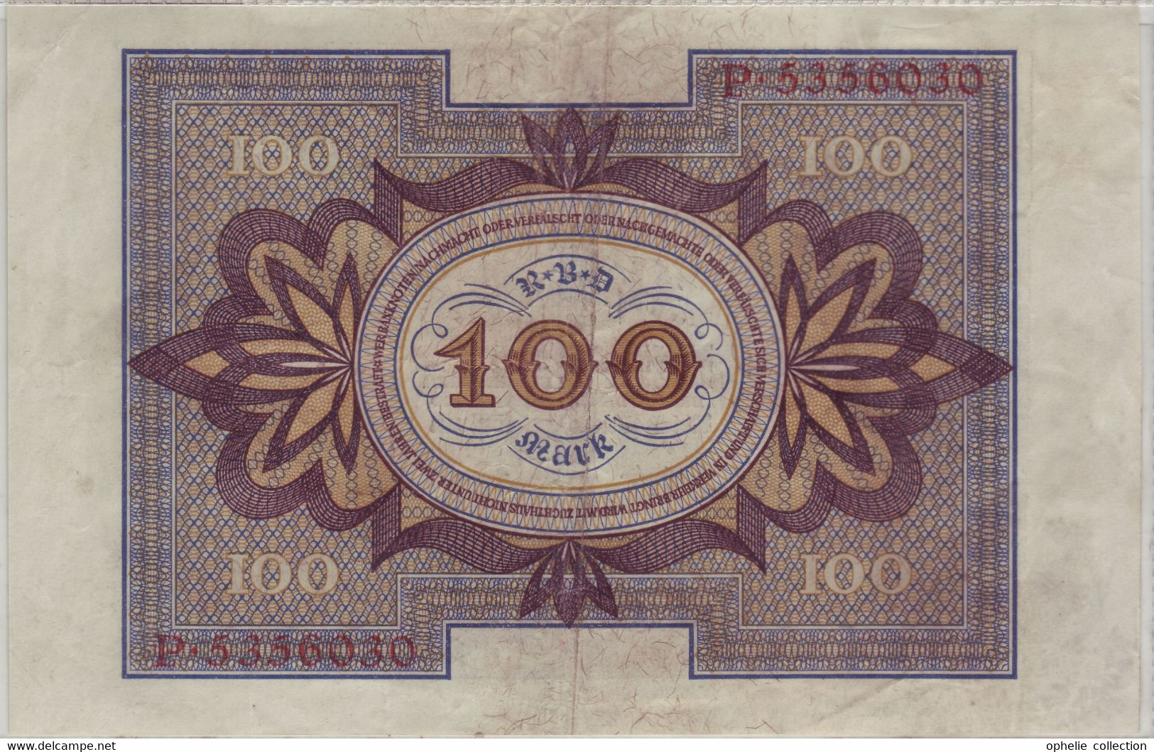 Europe - Allemagne - PK N°69 - 100 Mark - 06 - 5 Mark