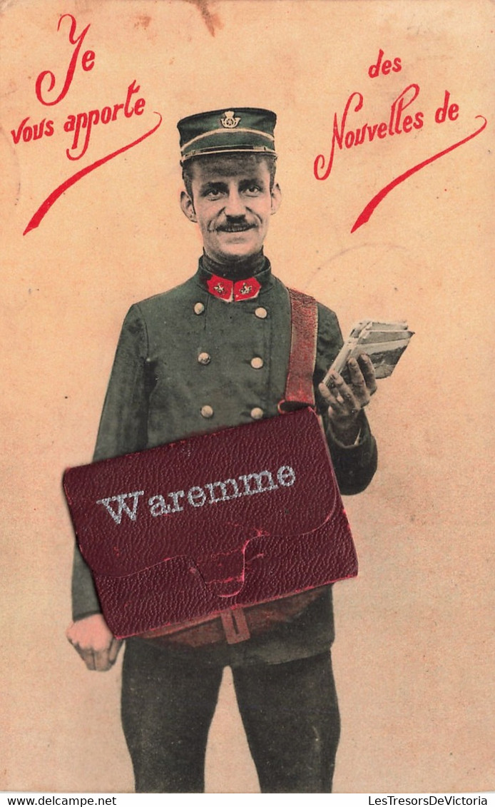 Belgique - Waremme -Carte Système - Je Vous Apporte Des Nouvelles De Waremmes - Colorisé - Vues - Carte Postale Ancienne - Waremme