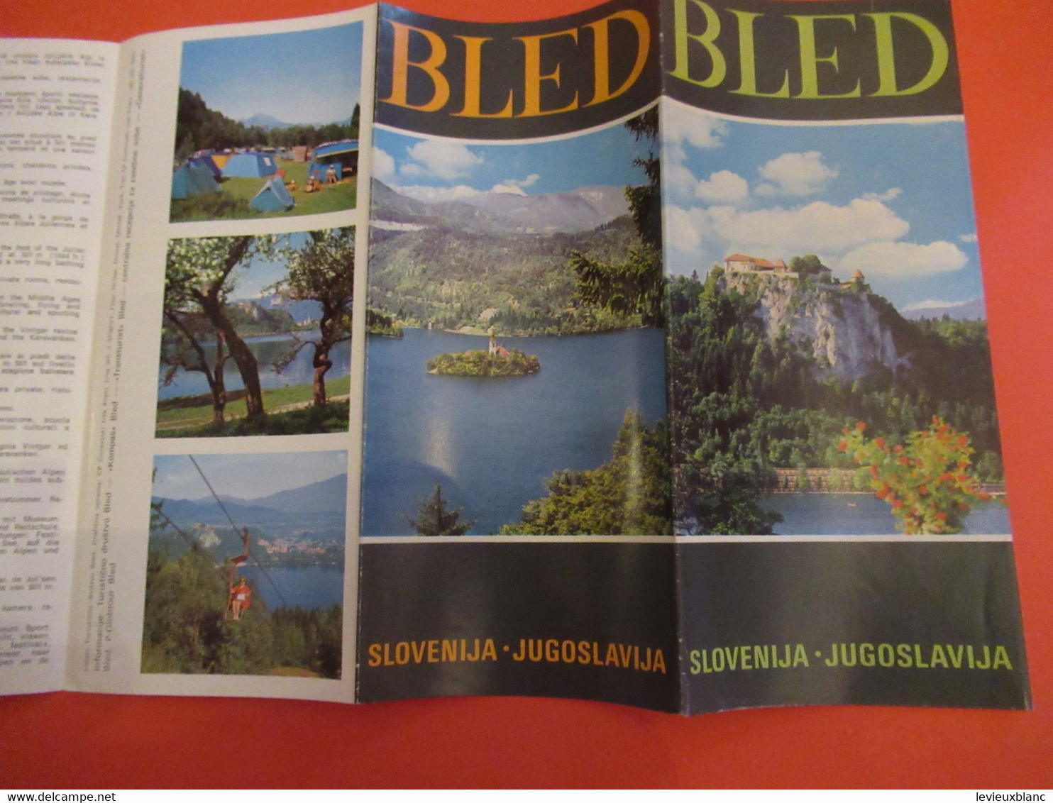 YOUGOSLAVIE/Slovenija - Jugoslavija/Izdalo Turisticno BLED /Savez Regiona / Beograd/1970                      PGC484 - Cuadernillos Turísticos