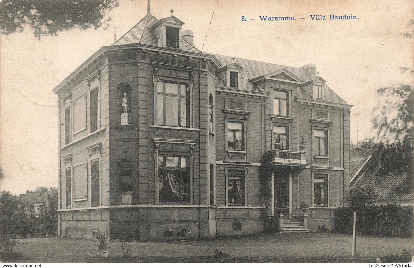 Belgique - Waremme - Villa Baudouin - Phot. H. Bertels - Oblitéré Waremmes 1911 - Carte Postale Ancienne - Waremme