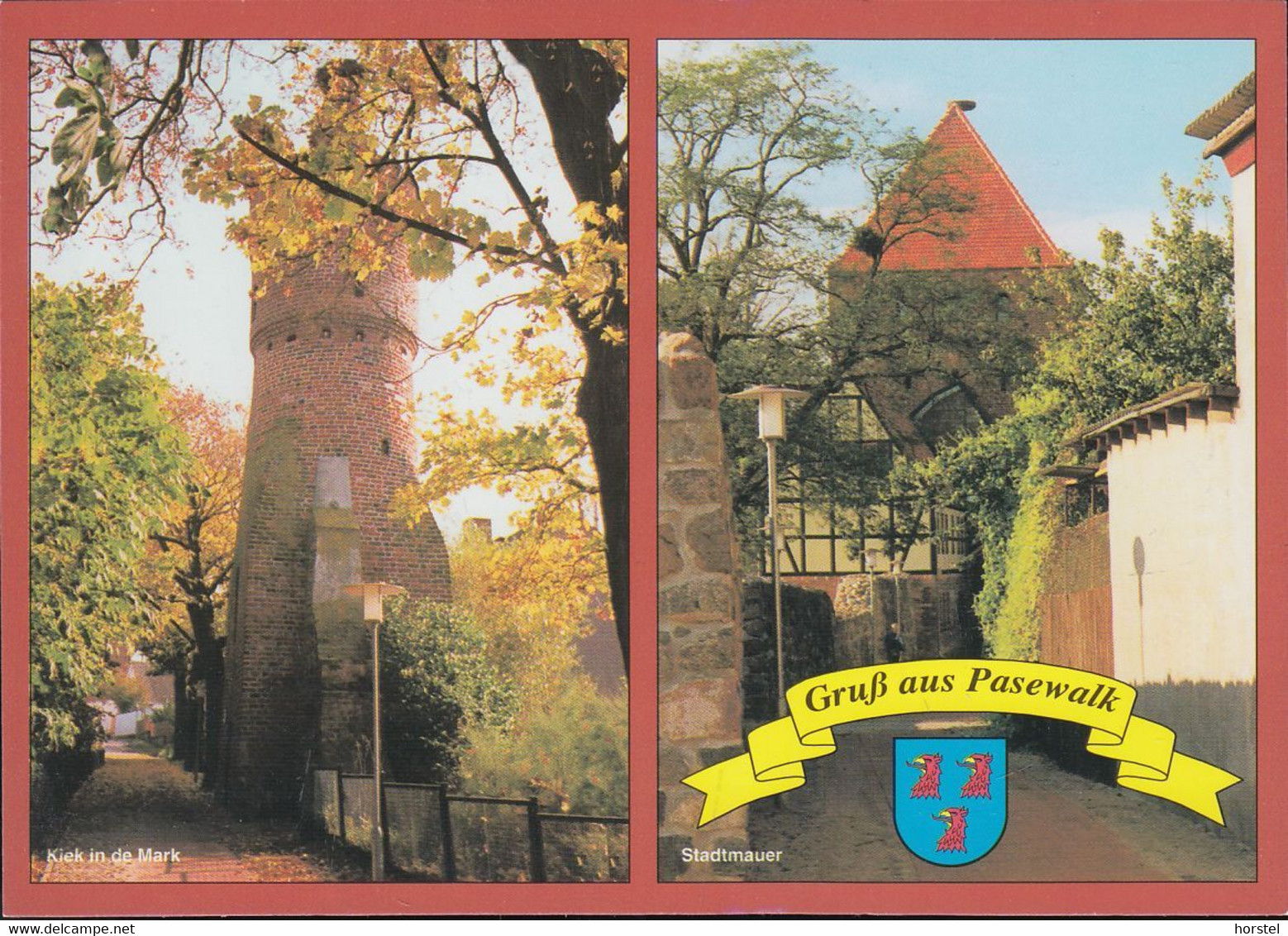 D-17309 Pasewalk - Ansichten - Turm - Stadtmauer - Pasewalk