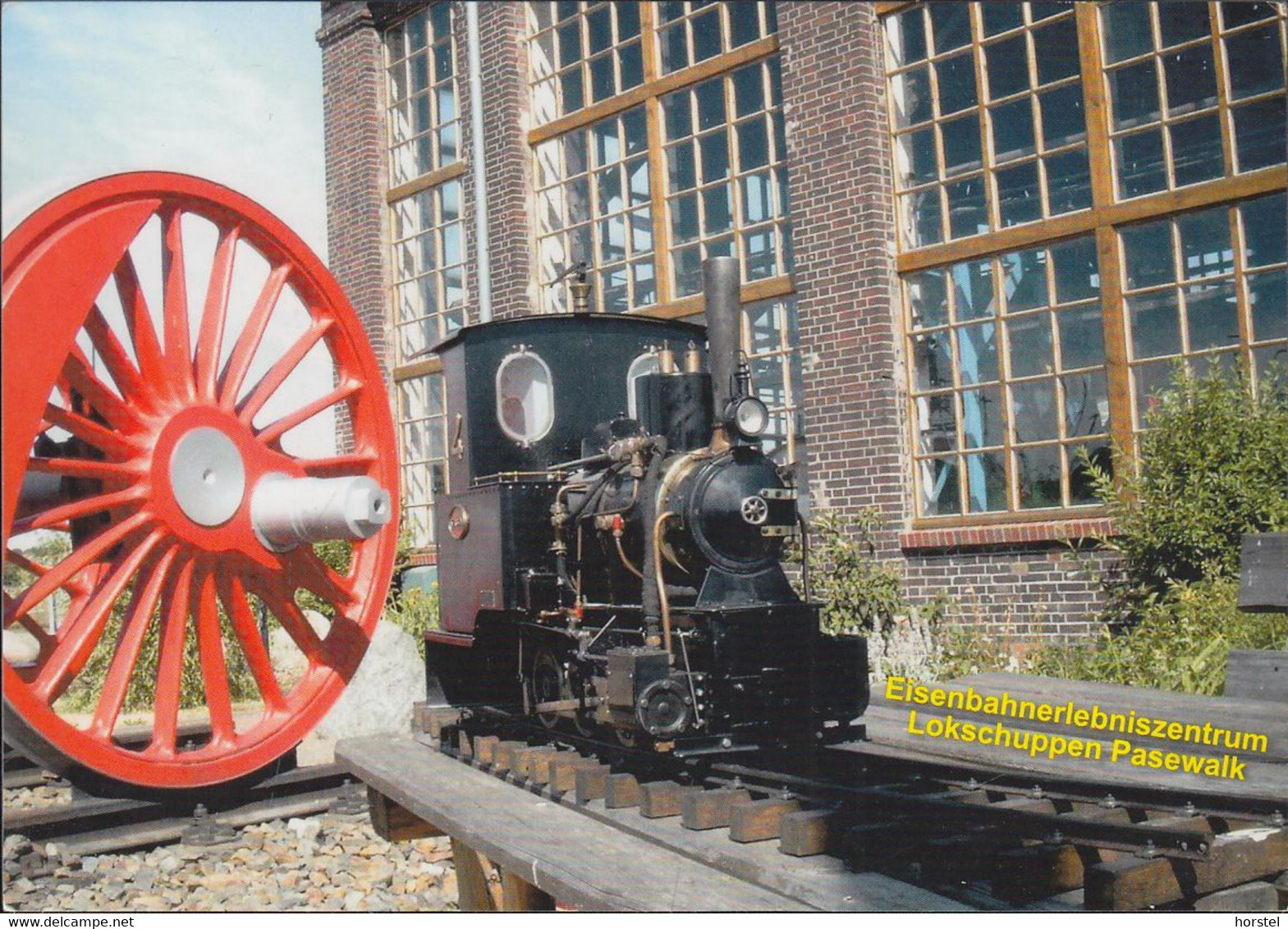 D-17309 Pasewalk - Lokschuppen - Dampflokomotive - Train - Pasewalk