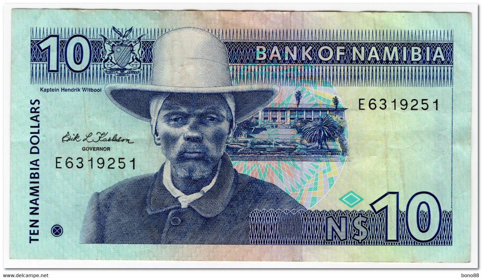 NAMIBIA,10 NAMIBIA DOLLARS,1993,P.1a,F-VF - Namibie