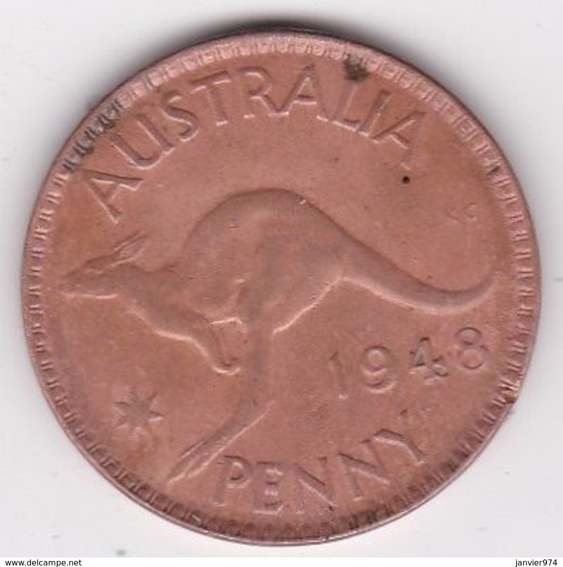 Australie 1 Penny 1948, George VI. KM# 36 - Penny