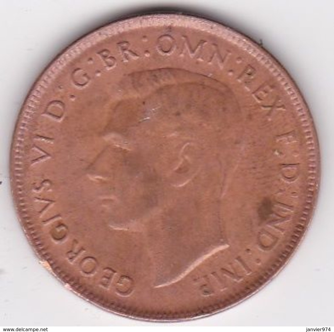 Australie 1 Penny 1948, George VI. KM# 36 - Penny
