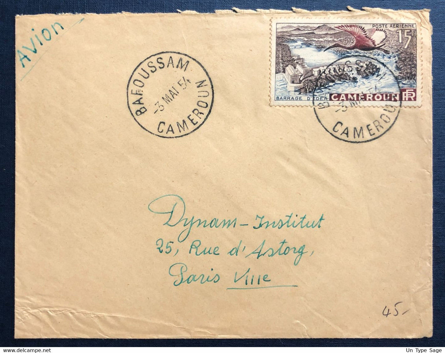 Cameroun, Divers Sur Enveloppe BAFOUSSAM, Cameroun 3.5.1954 - (B4455) - Covers & Documents