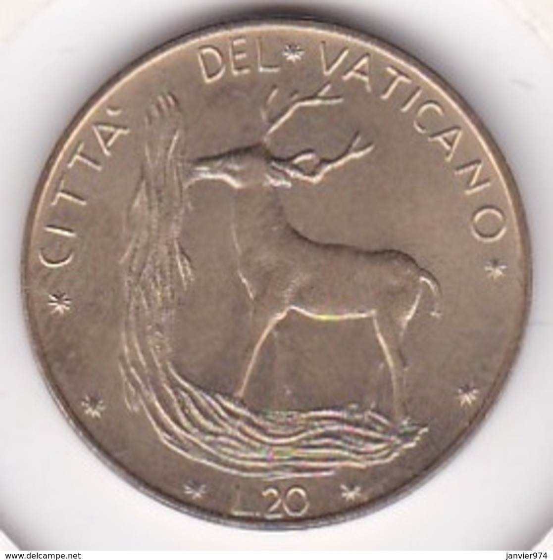 Vatican  20 Lire 1971 Anno IX Paul VI, KM# 120 - Vaticano (Ciudad Del)