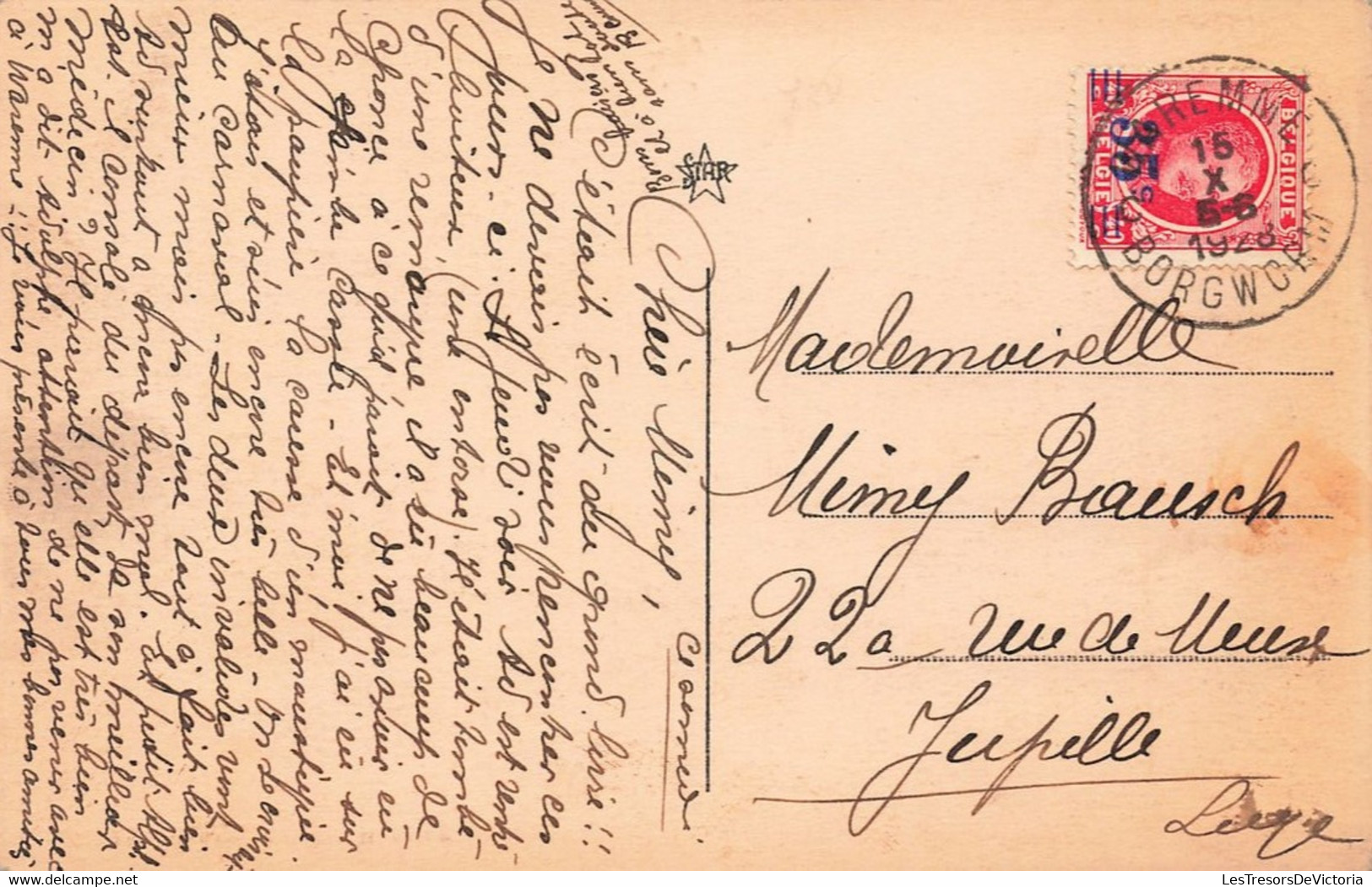 Belgique - Waremme - Patronage Saint Materne - Edit. De Graeve - Star - Animé - Carte Postale Ancienne - Borgworm