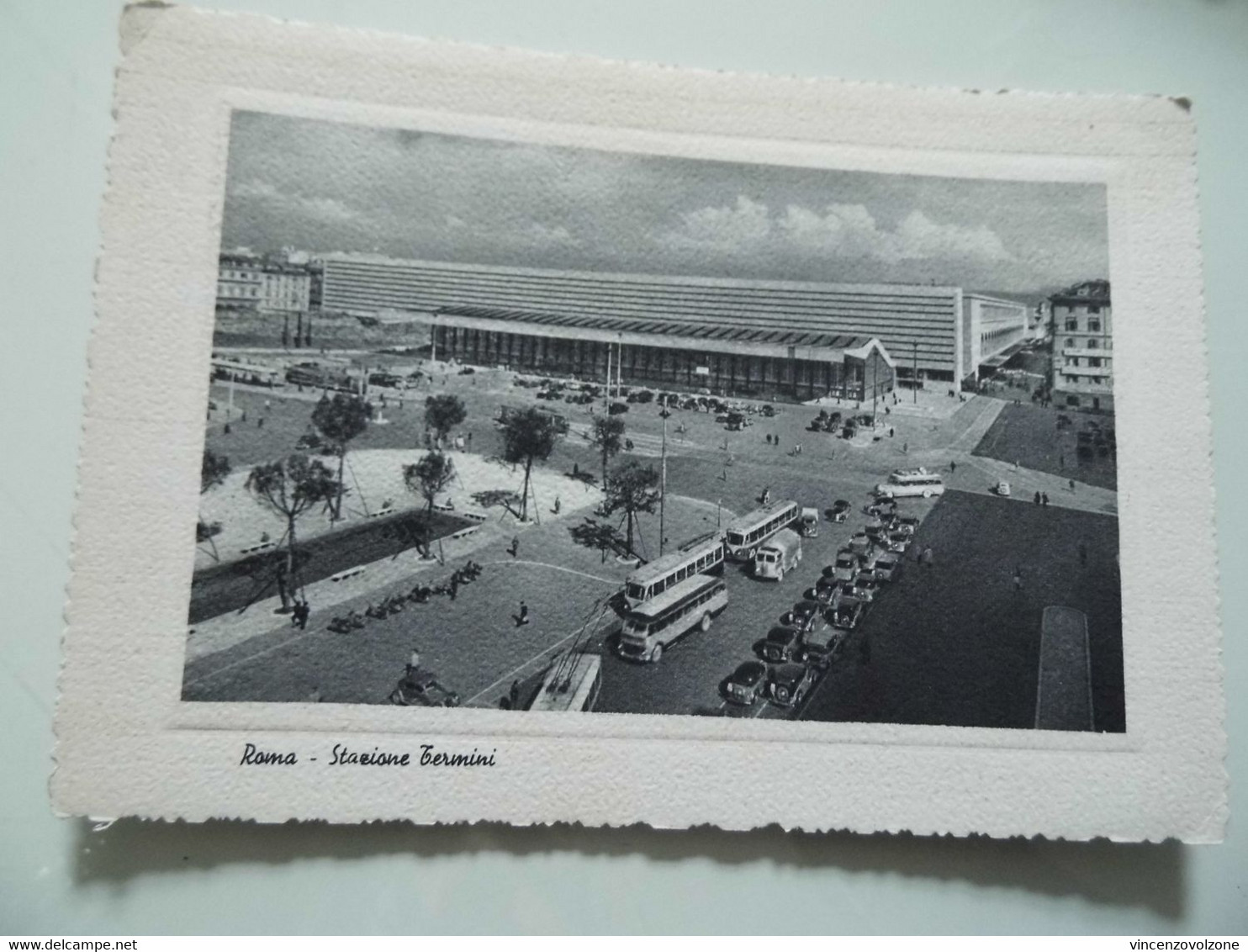 Cartolina Viaggiata "ROMA Stazione Termini" 1958 - Stazione Termini