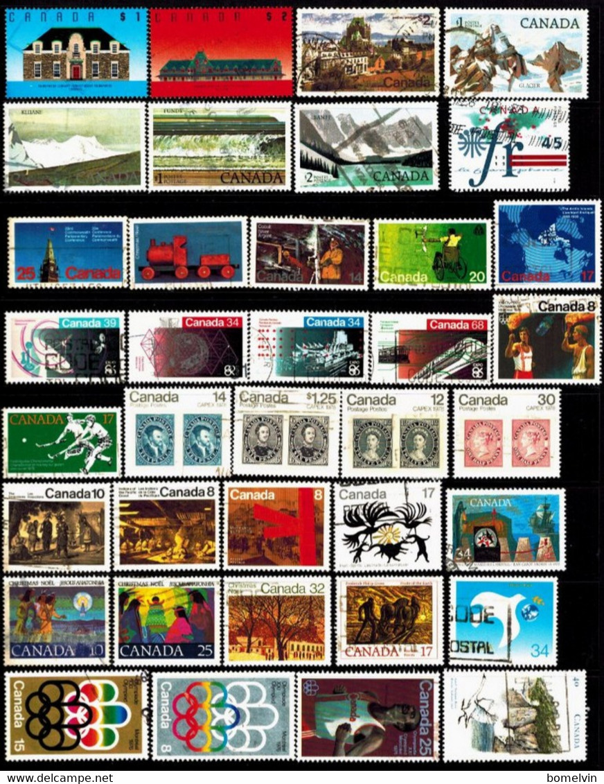 A Small Collection Of Used Stamps CA 011 - Other & Unclassified
