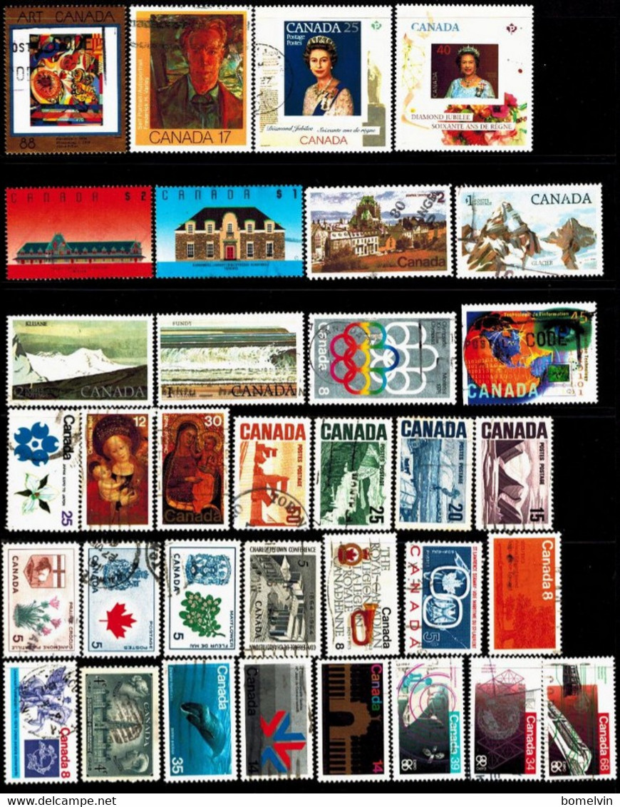 A Small Collection Of Used Stamps CA 012 - Andere & Zonder Classificatie