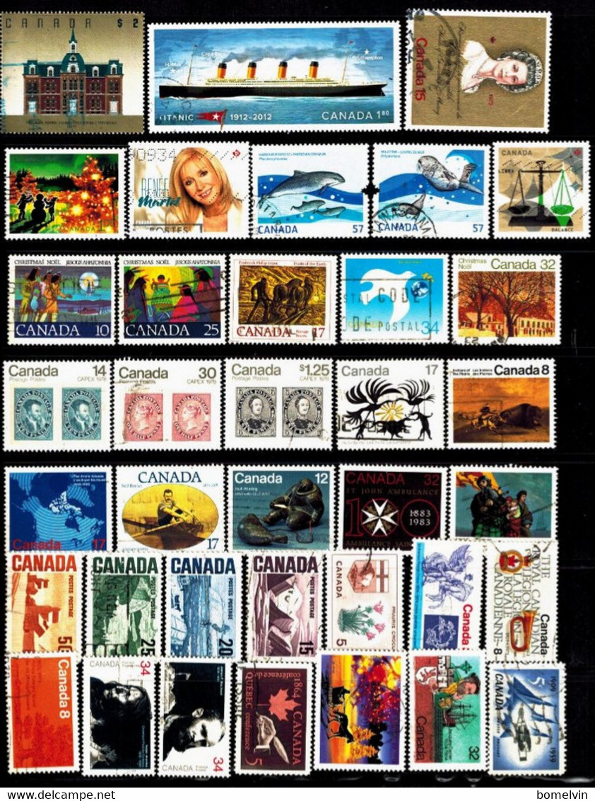 A Small Collection Of Used Stamps CA 013 - Other & Unclassified