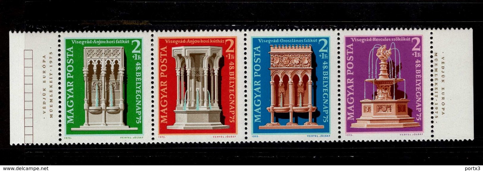 Ungarn 3060 - 3063 A Tag Der Briefmarke ** Postfrisch MNH Neuf - Unused Stamps