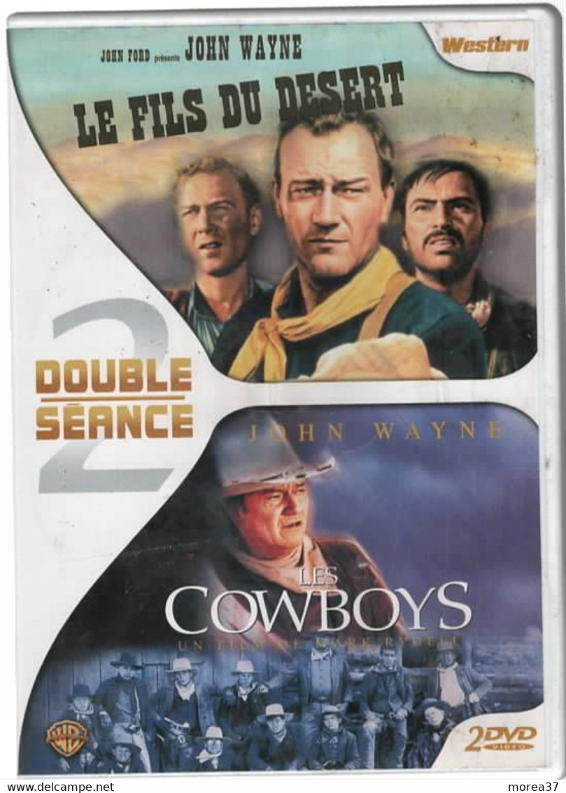 LE FILS DU DESERT  Et LES COWBOYS     2films     Avec JOHN WAYNE   C37 - Western/ Cowboy