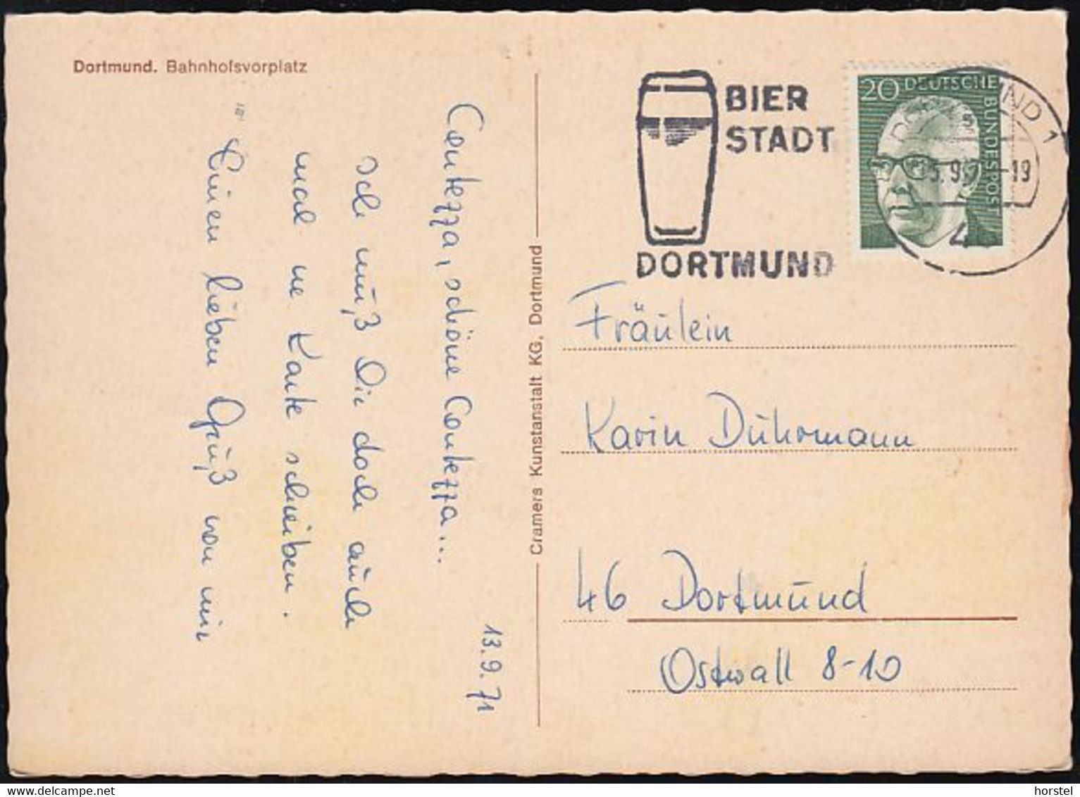 D-44122 Dortmund - Bahnhofsvorplatz - Fußgängerzone - Stamp - Dortmund