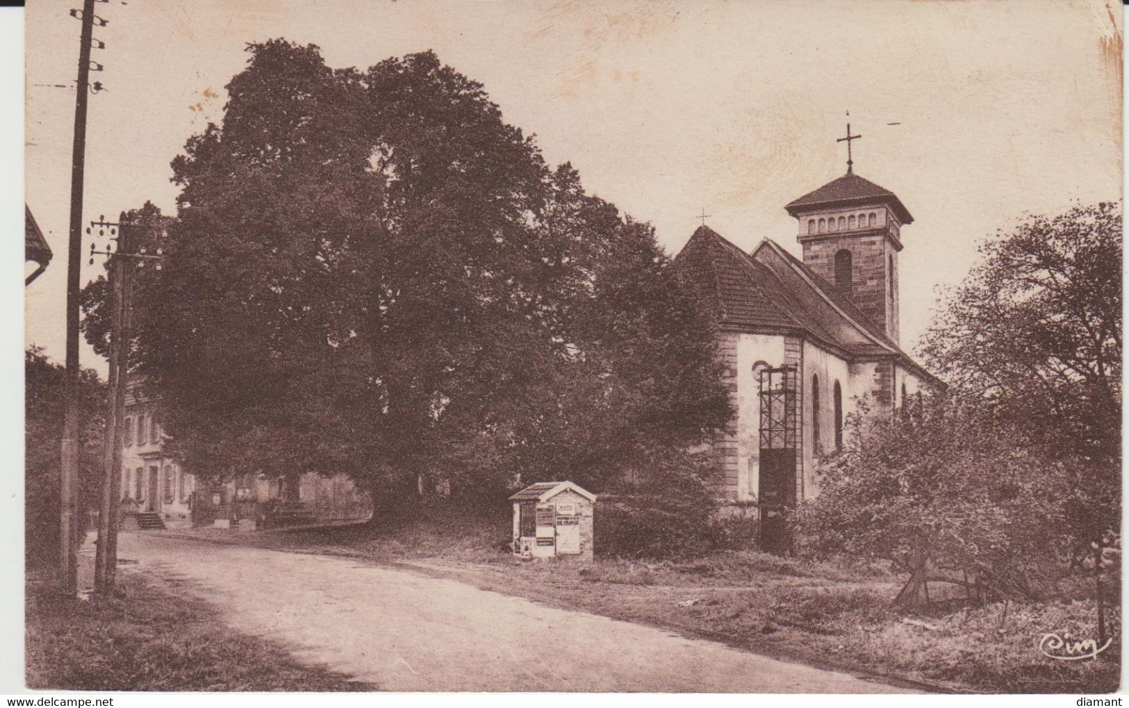 FONTAINE (90) - Eglise Et Tilleul - En L'état - Fontaine