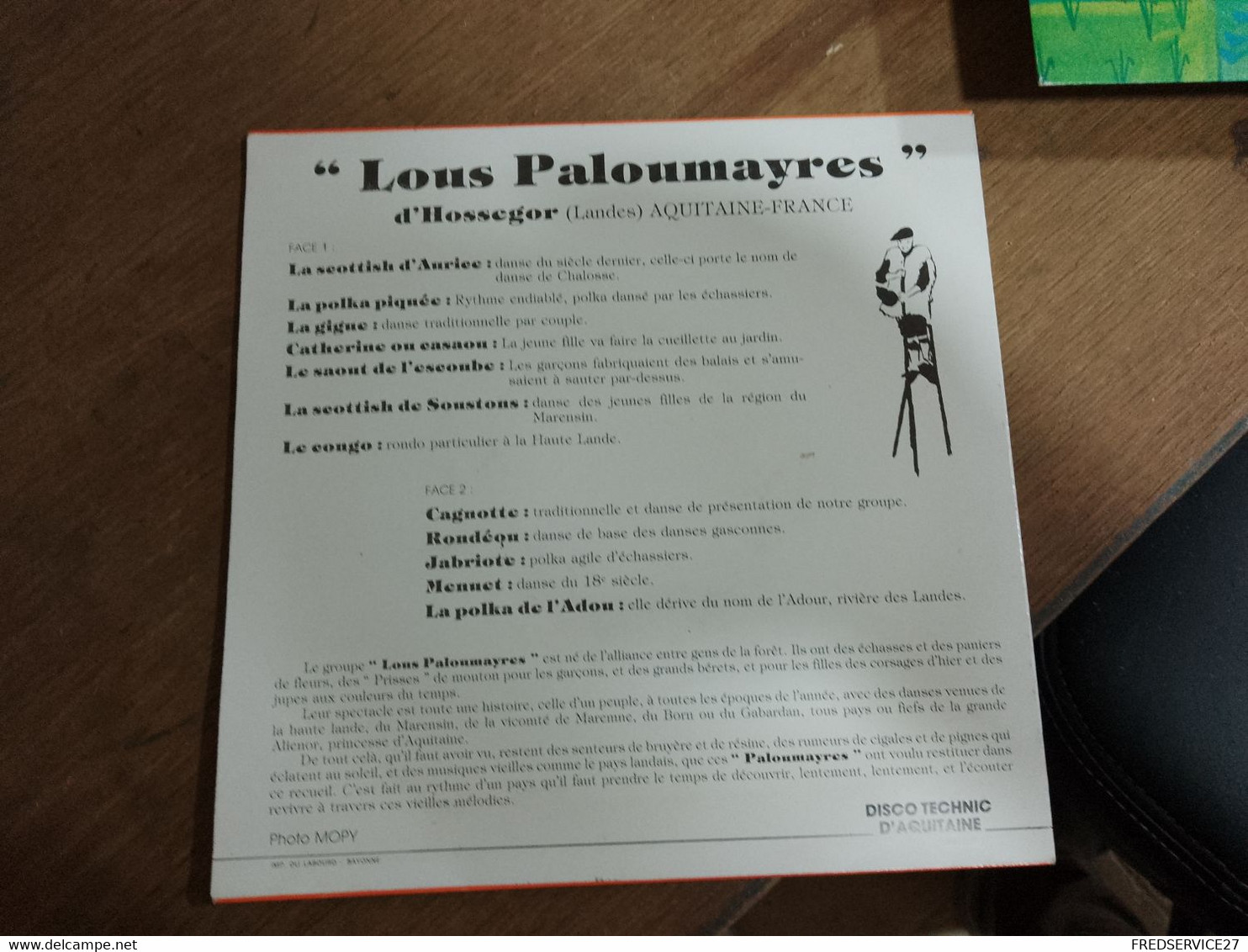 63 // LOUS PALOUMAYRES AQUITAINE-FRANCE GROUPE ARTISTIQUE FOLKLORIQUE CULTUREL - Música Del Mundo