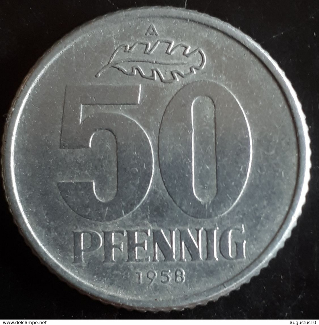 DEUTSCHLAND/D.D.R.: 50 PFENNIG 1958 A KM 12.1 ONE YEAR TYPE SUP/UNC - 50 Pfennig
