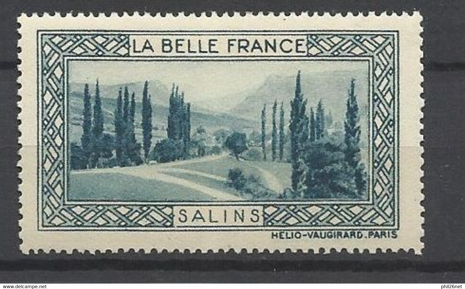 France  Vignette La Belle France    Salins      Neuf     *  *    B / TB      Voir Scans    Soldes ! ! ! - Turismo (Vignette)