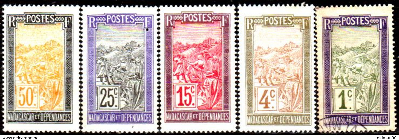 Madagascar -13- POST STAMPS, Issued By 1908-28 - Quality In Your Opinion. - Autres & Non Classés