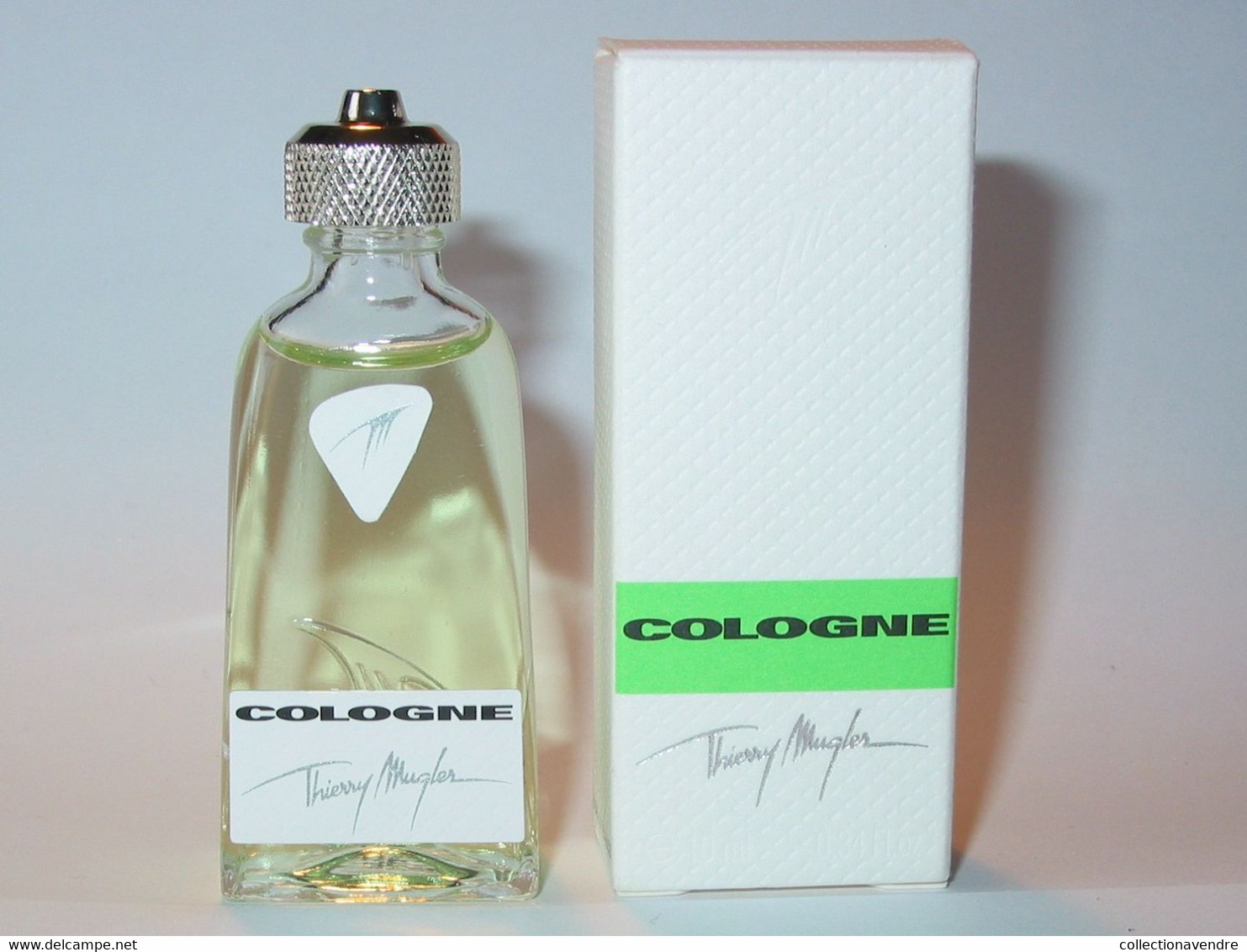 THIERRY MUGLER : Cologne, 10 Ml. Version 2001, Parfait état - Miniaturen Flesjes Heer (met Doos)