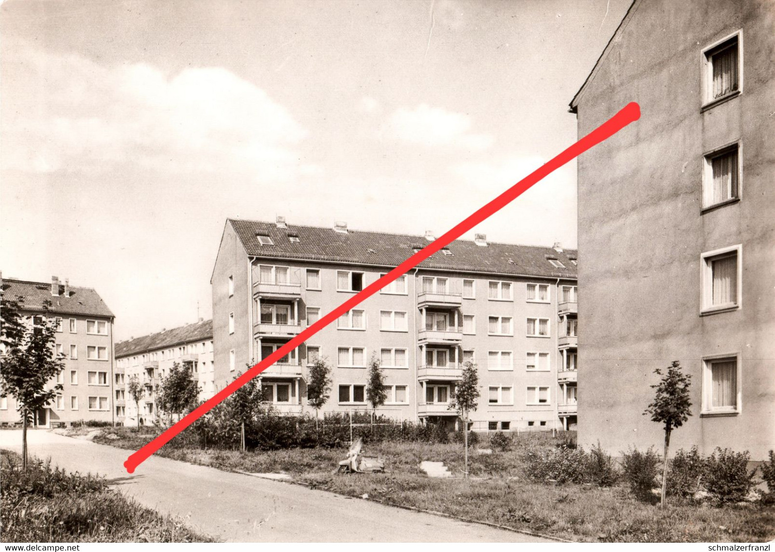 AK Löbau Süd I Südvorstadt Neubauten Neubaugebiet Ahornallee 14 16 18 39 Birkenweg Rumburger Straße Ebersdorf DDR - Loebau