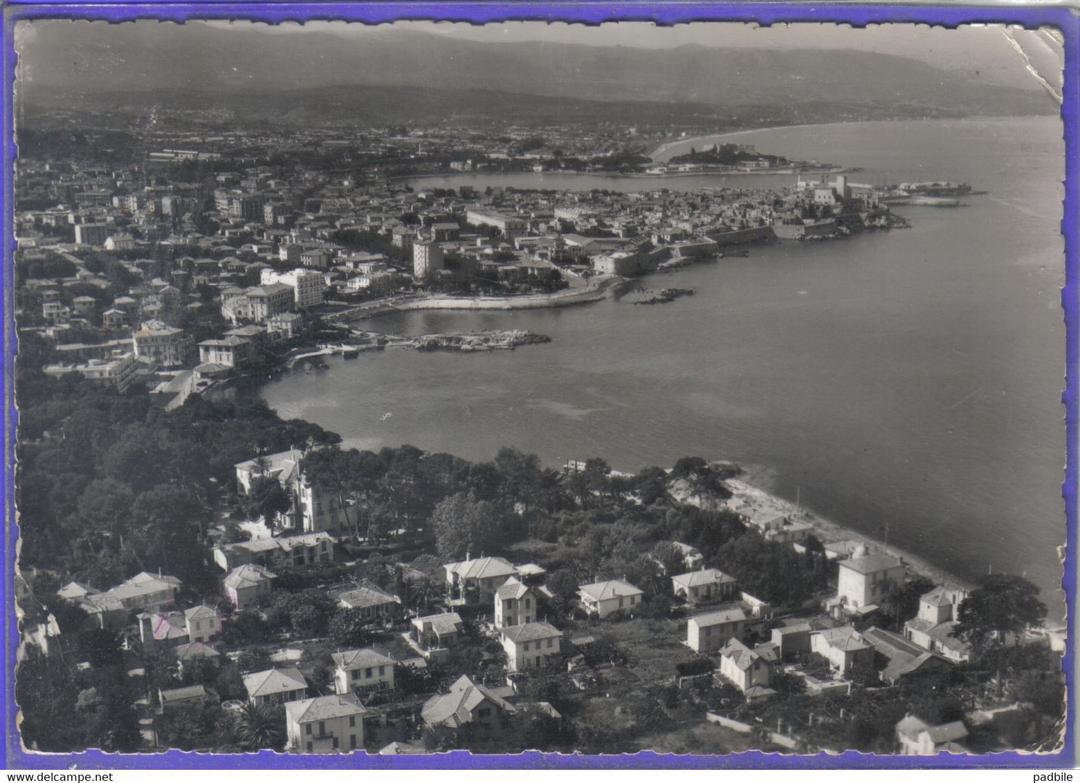 Carte Postale 06. Antibes  Vue Aérienne  Très Beau Plan - Antibes - Altstadt