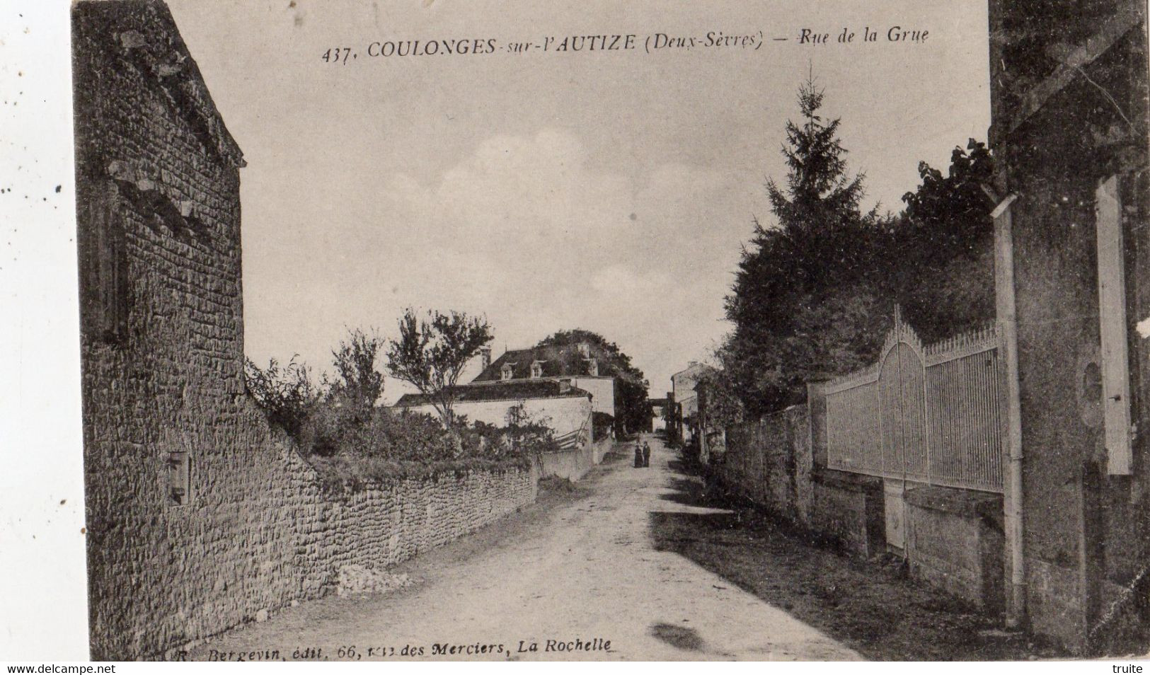 COULONGES-SUR-L'AUTIZE RUE DE LA GRUE - Coulonges-sur-l'Autize