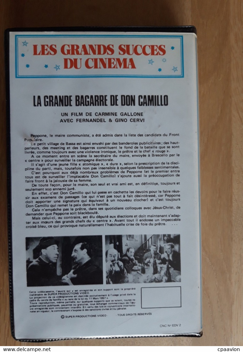 FERNANDEL; LA GRANDE BAGARRE DE DON CAMILLO - Comédie