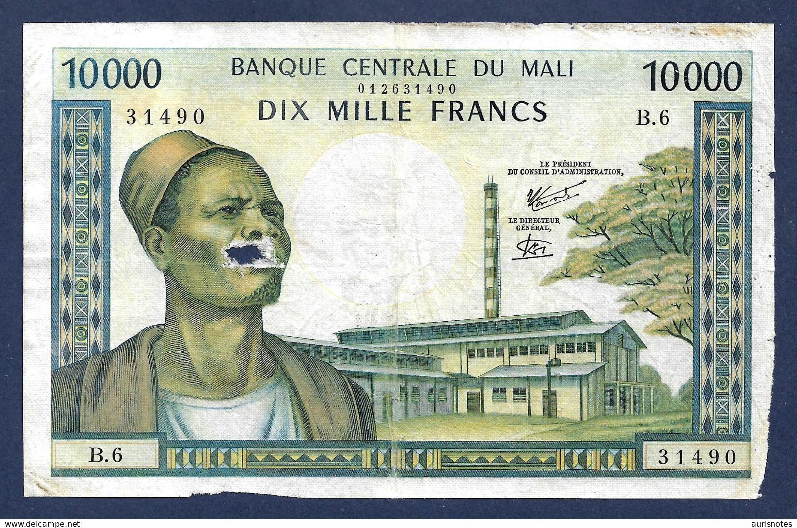 Mali 10000 Francs 1970 P15 Fine - Mali