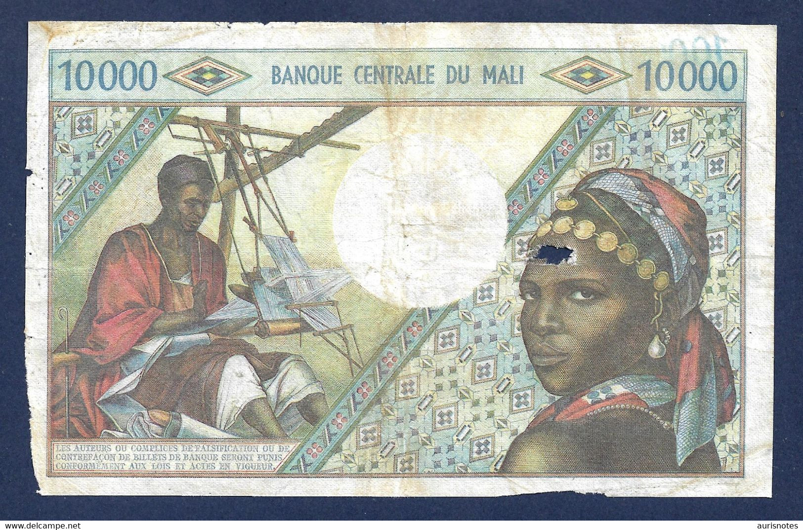 Mali 10000 Francs 1970 P15 Fine - Mali