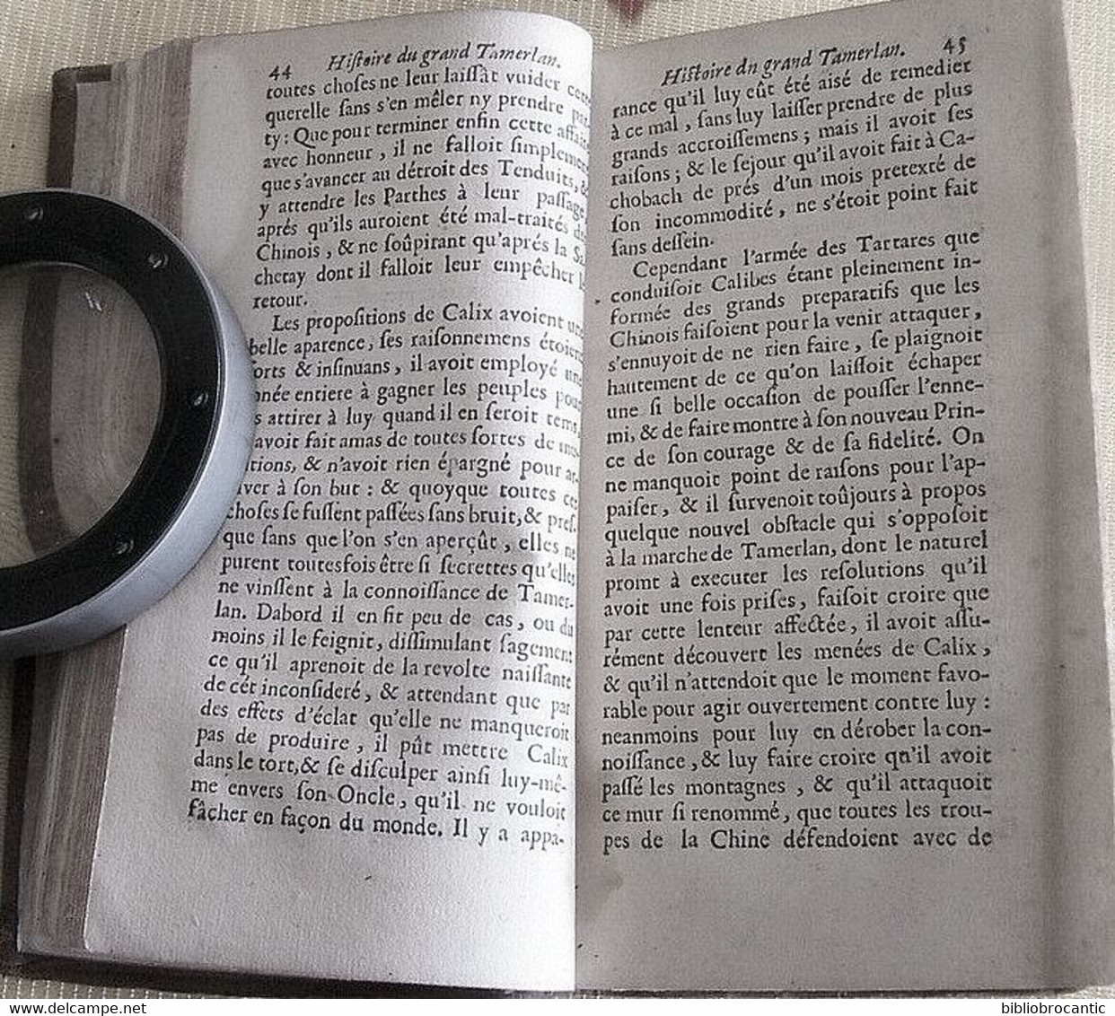 LIVRE ANCIEN * HISTOIRE DU GRAND TAMERLAN * Par Le Sieur De SAINCTYON En 1691 - Jusque 1700