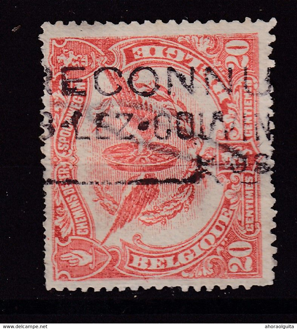 DDDD 667 -- Timbre Chemin De Fer Cachet De FORTUNE 1919 Poids Reconnu (FRASNE)S LEZ COUVIN - Altri & Non Classificati