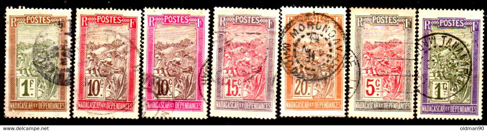 Madagascar -17- POST STAMPS, Issued By 1908-28 - Quality In Your Opinion. - Altri & Non Classificati