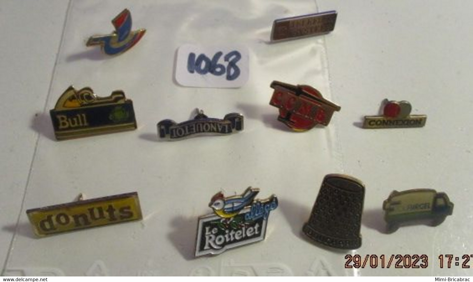 SUPER AFFAIRE A PRIX CASSE !!! LOT 1068 : Lot De 10 Pin's TOUS DIFFERENTS En Très Bon état Mais SANS Les Attaches - Lots