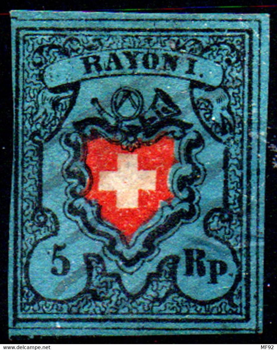 Suiza Nº 14. Año 1850 - 1843-1852 Federal & Cantonal Stamps