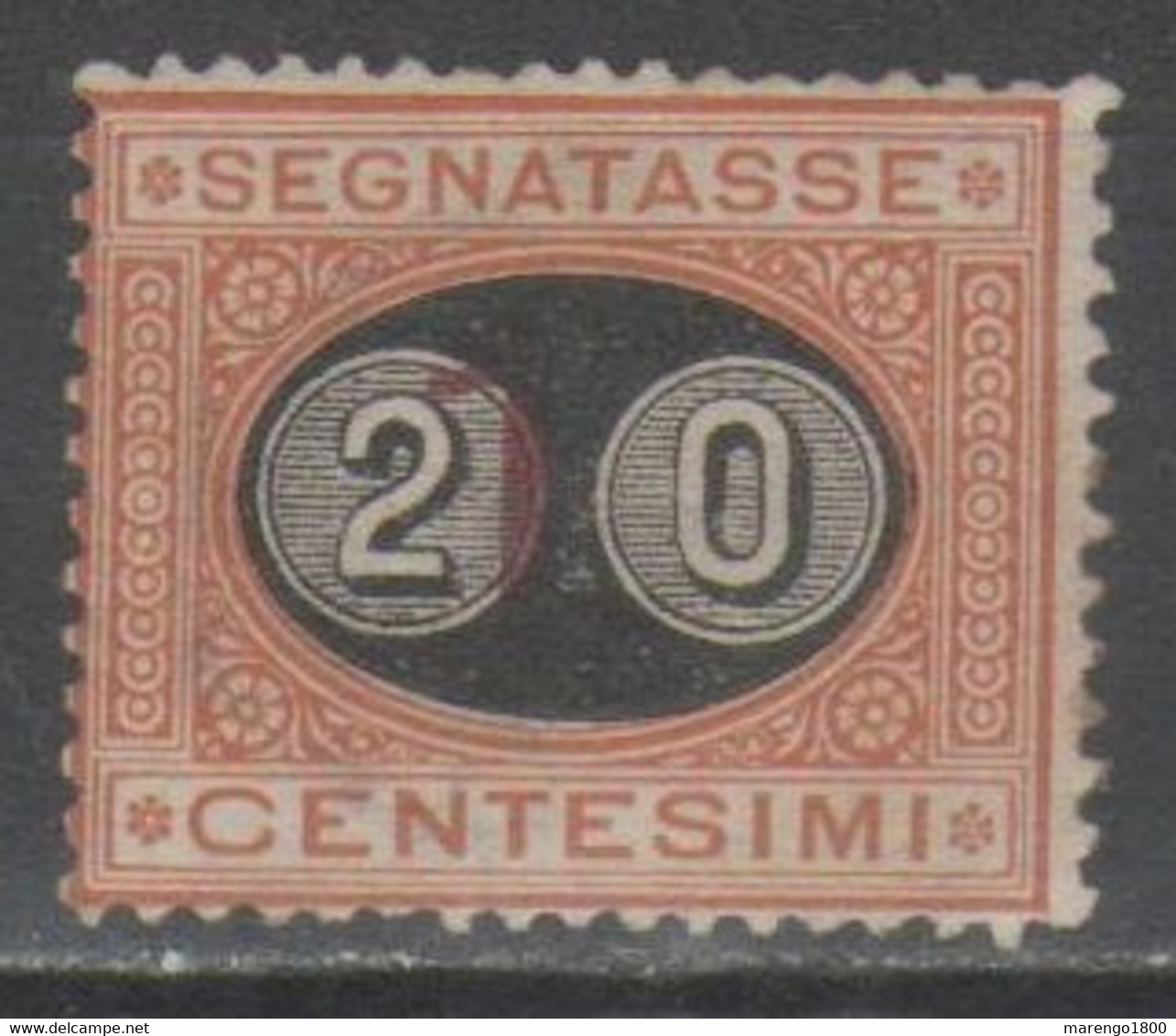 ITALIA 1890 - Segnatasse Soprastampati 20 C. Su 1 C. *            (g9109) - Strafport