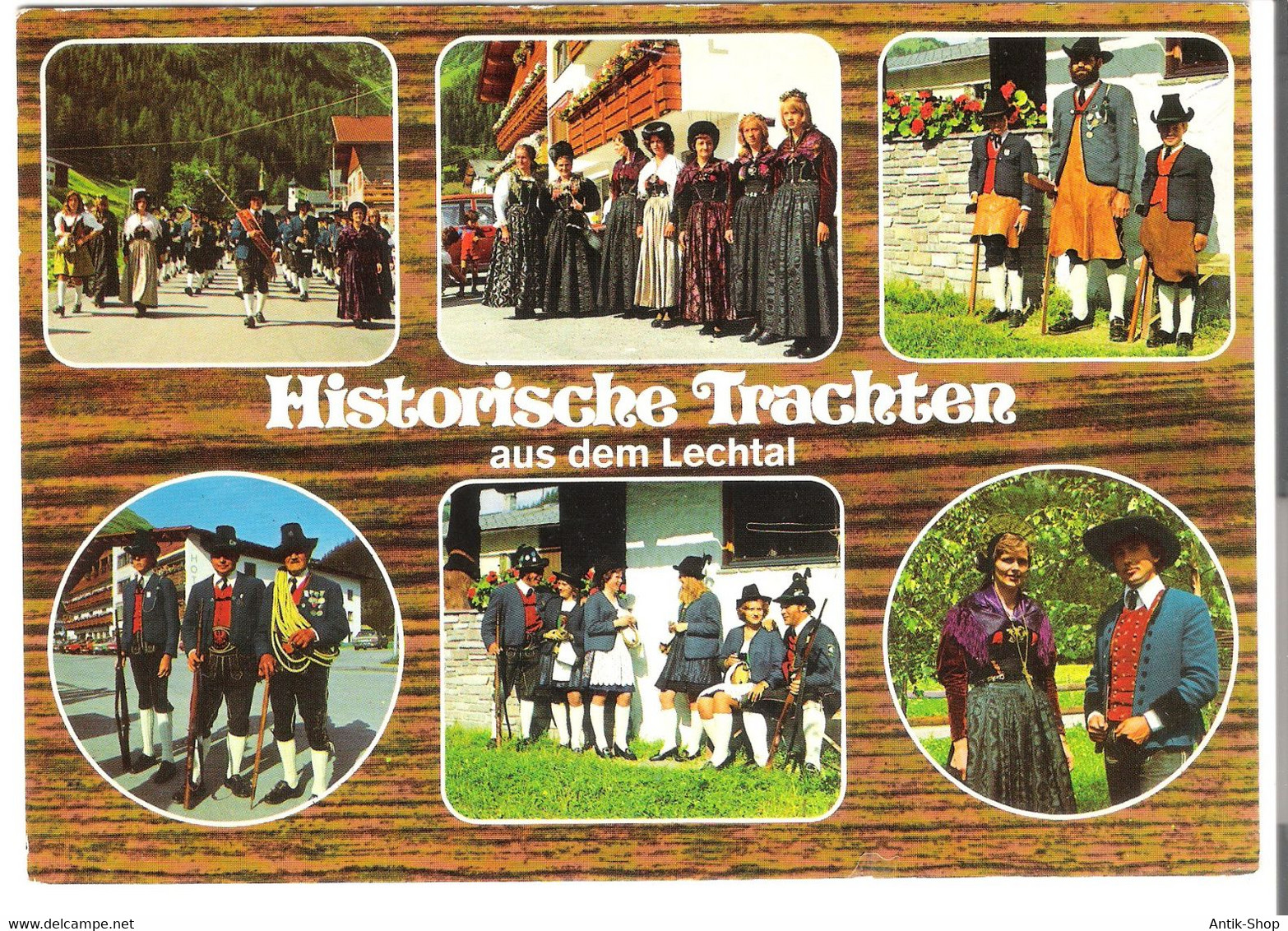Historische Trachten Aus Dem Lechtal - 6 Ansichten - Von 1972 (6218) - Lechtal
