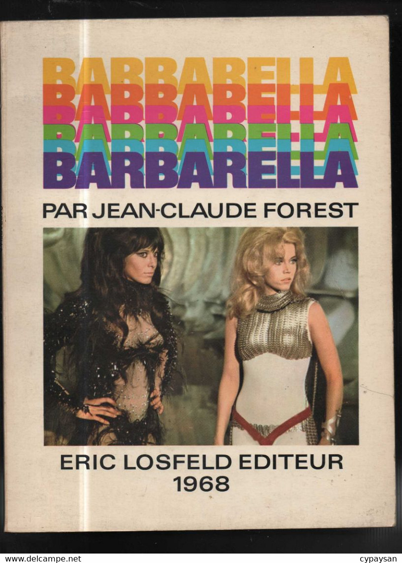 Barbarella 1 RE BE Eric Losfeld 10/1968 Forest (BI7) - Barbarella