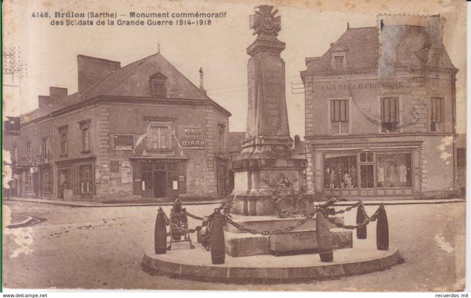 Brulon Monument Soldats De La Grande Guerre 1914-1918 - Brulon