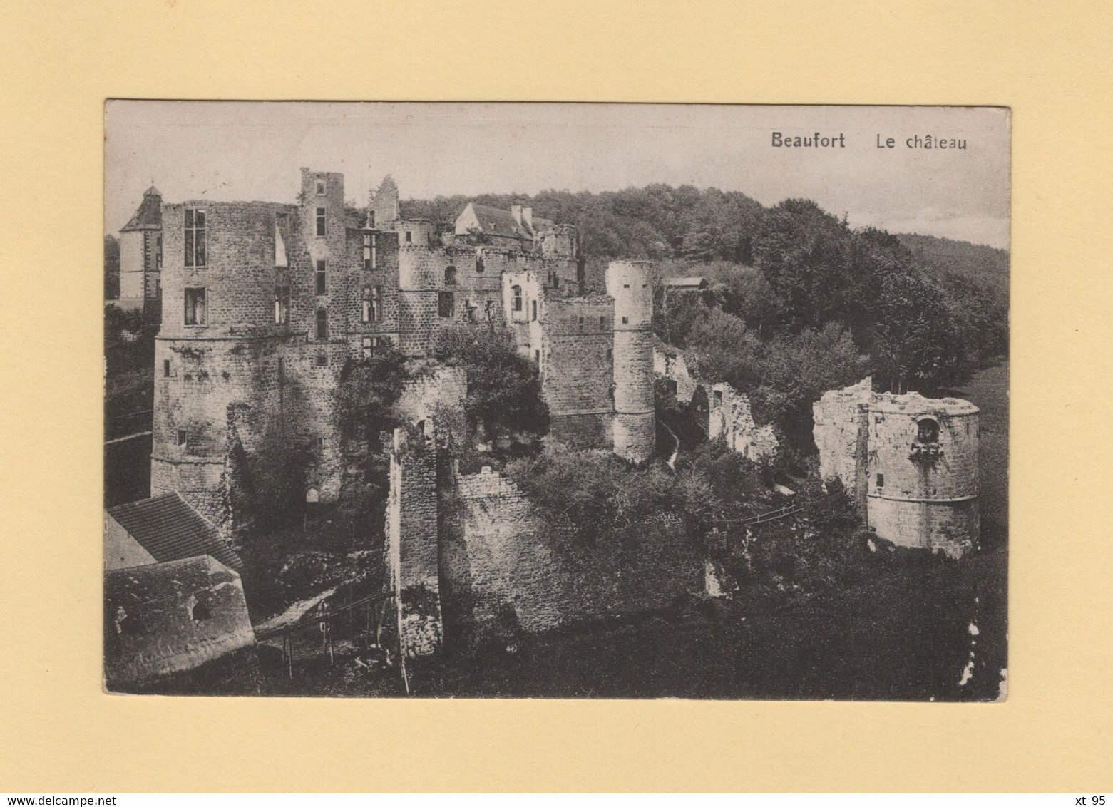 Luxembourg - Beaufort - 19-5-1919 - CP 5 Mots Destination Belgique - Censure Militaire - 1907-24 Abzeichen