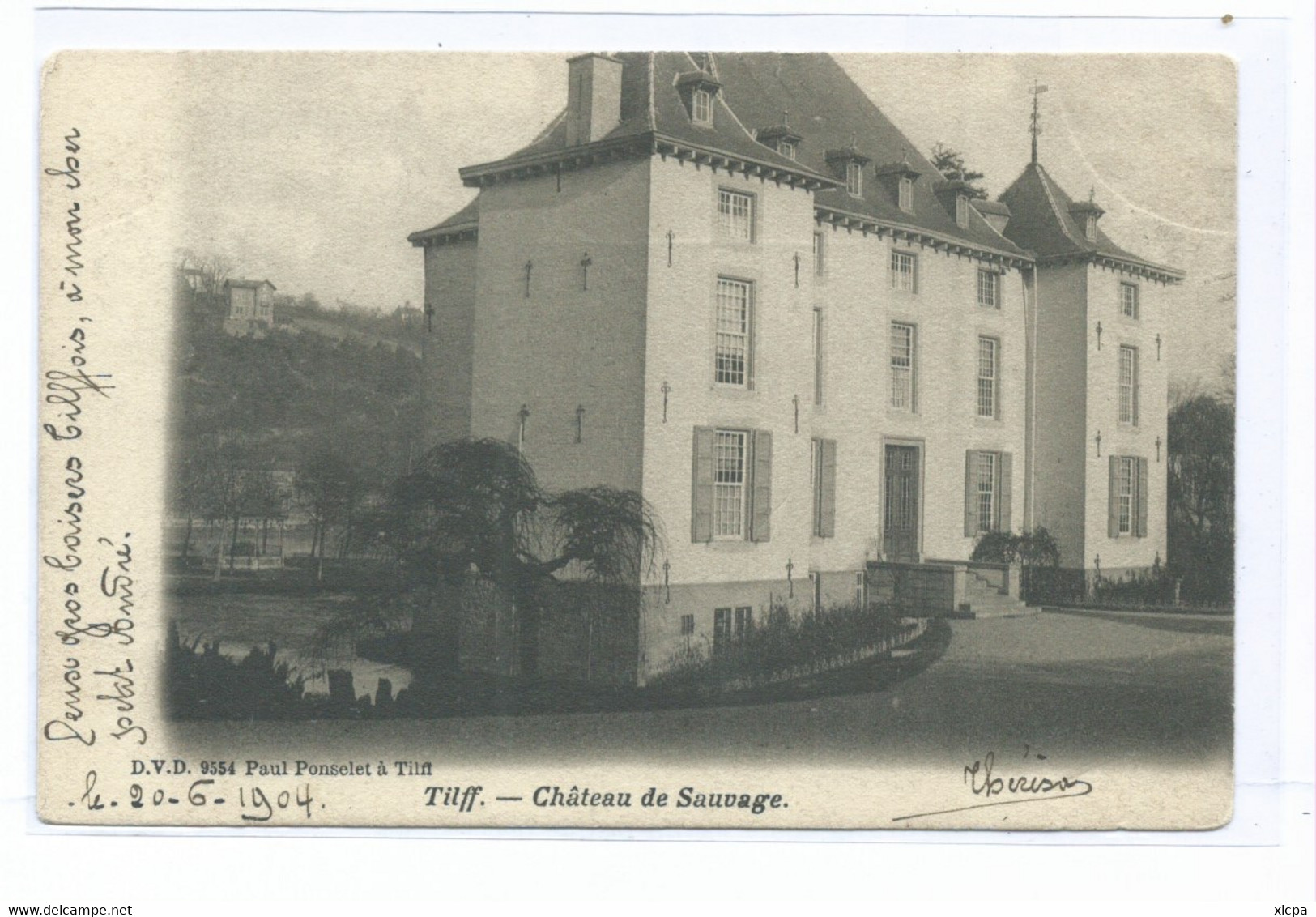 Tilff Château De Sauvage DVD No 9554 - Esneux