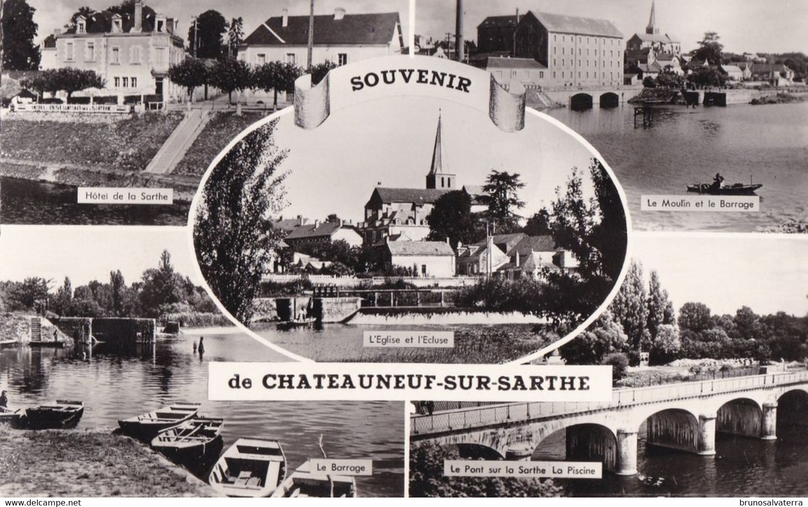 CHATEAUNEUF SUR SARTHE - Souvenir - Carte Multivues - Chateauneuf Sur Sarthe