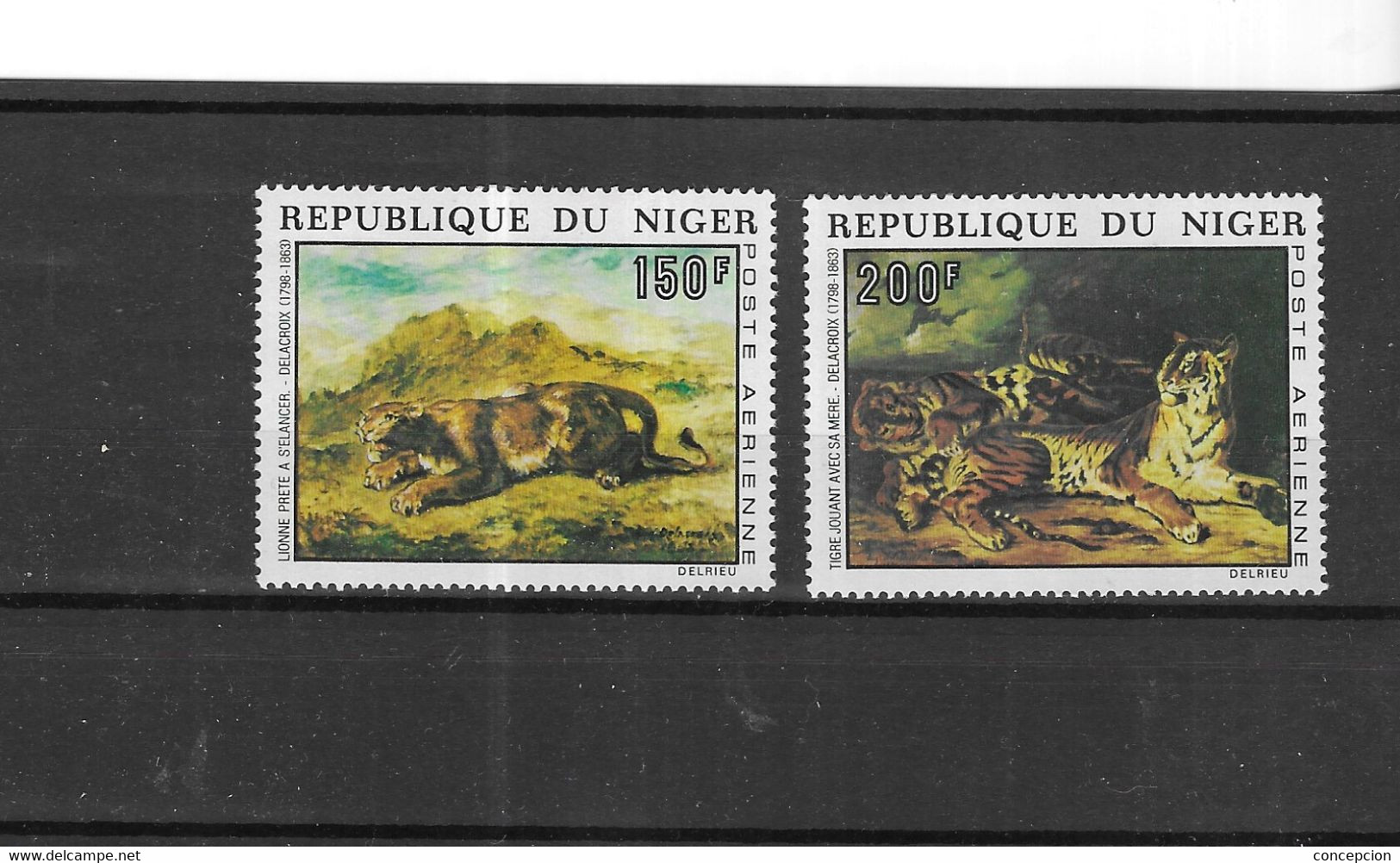 NIGER Nº  AE 215 AL 216 - Felini