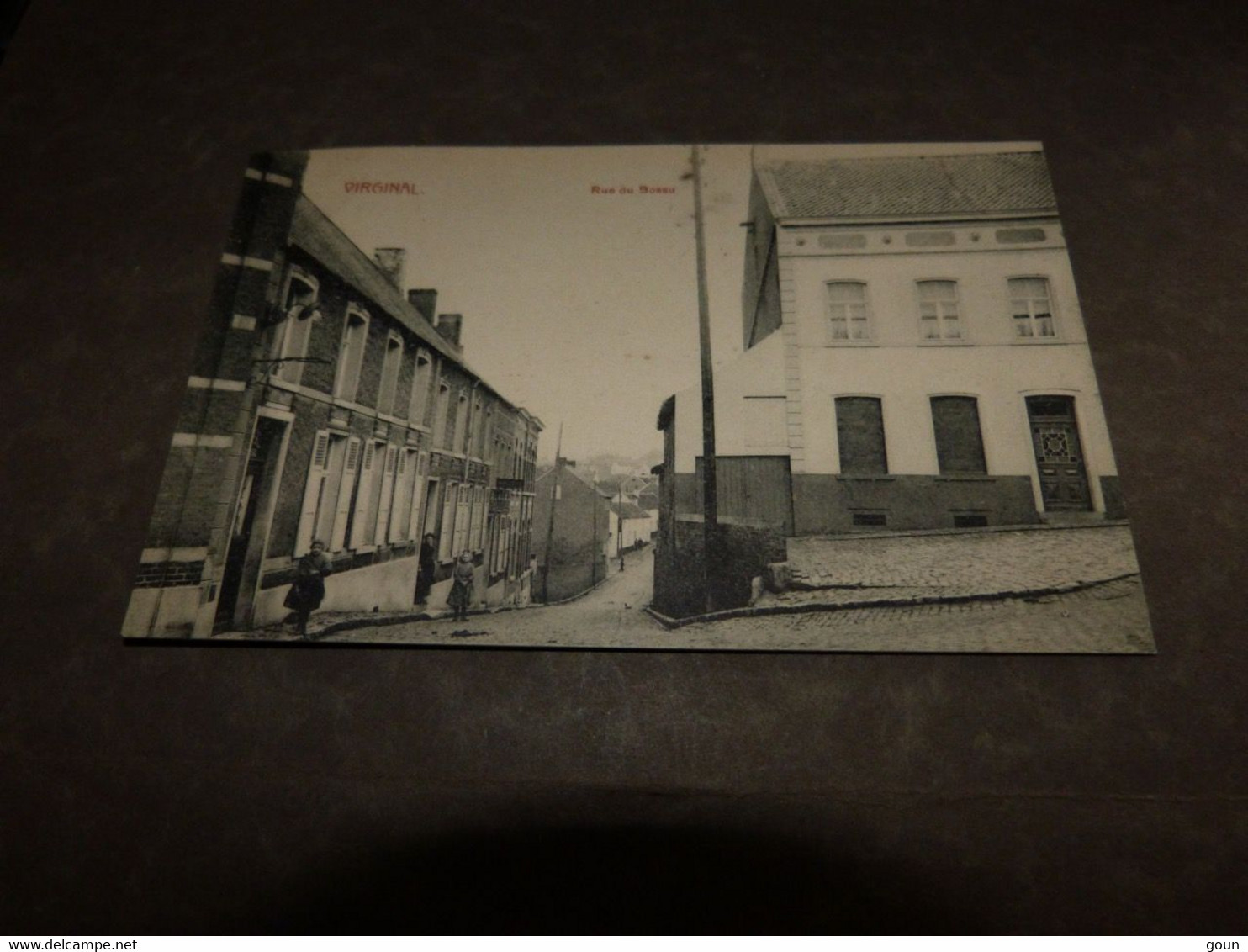 Carte Postale Virginal Rue Du Bossu - Ittre